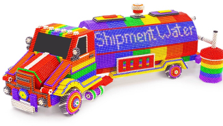 How To Make Shipment Water Truck With Magnetic Balls