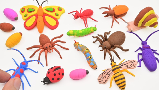 DIY How To Make Polymer Clay Miniature Insect, Butterfly, Worm, Spider, Ant, Bee, Chrysalis, Bugs